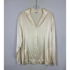 La Perla Studio Silk Pajama Top Beige Size 4 US